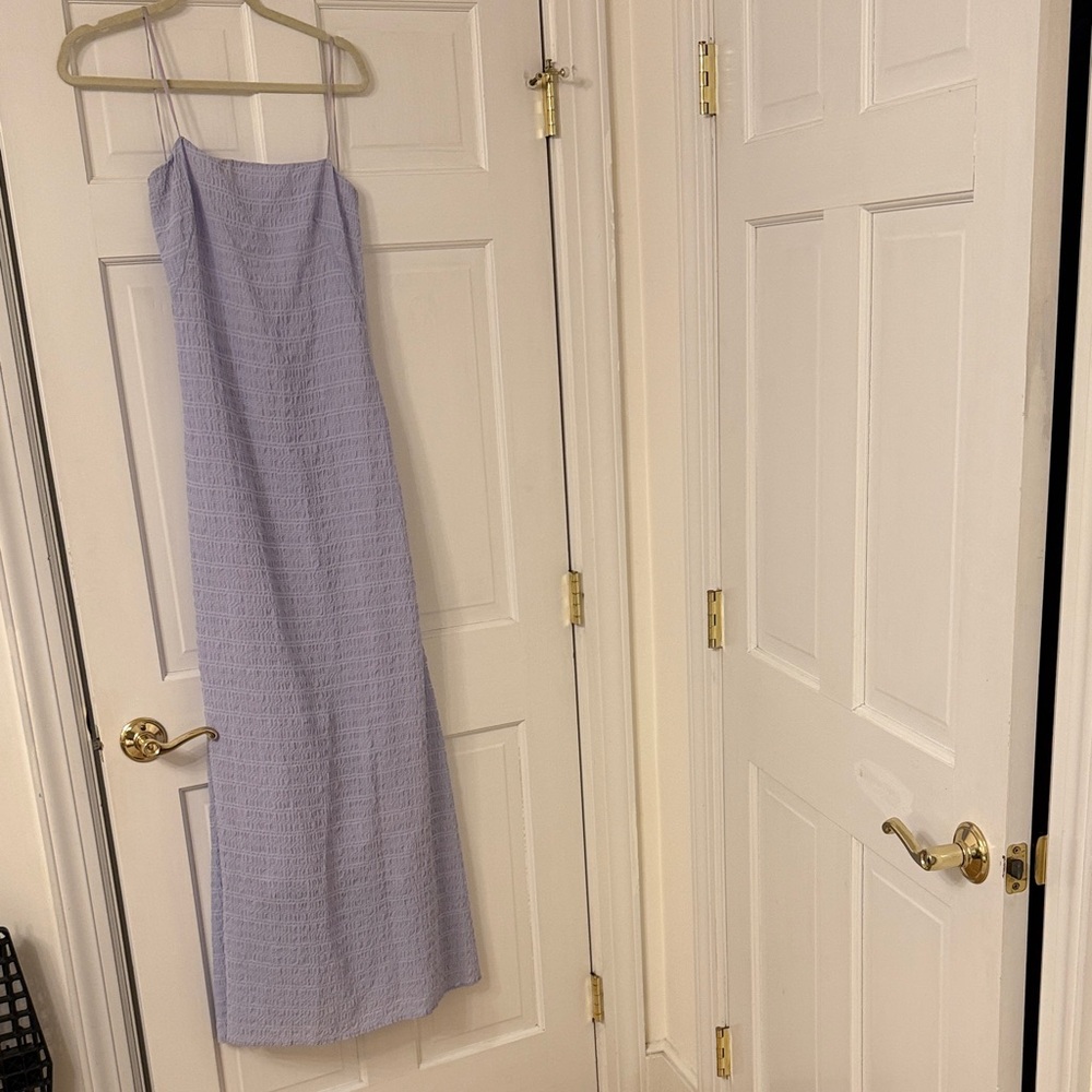 Versus By Versace Strapless Lavender Dress